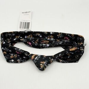 Vera Bradley Knotted Headband with Buttons in Merry Mischief Print - NWT